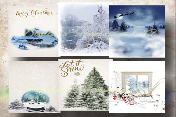 Beautiful Welcome to Christmas IV Illustrations