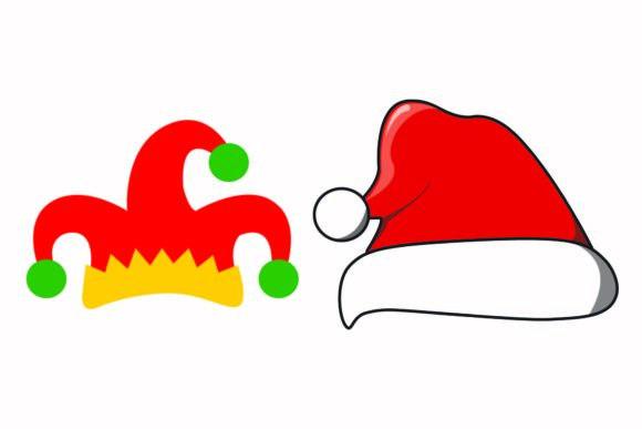 Christmas Cap Santa Party Illustration