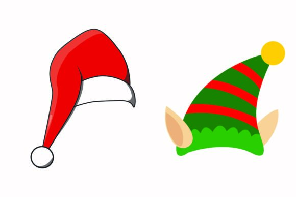 Christmas Cap Season Accessories Vector