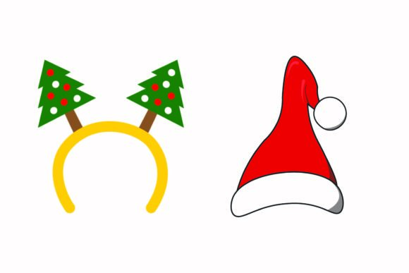 Christmas Hat Costume Illustrations