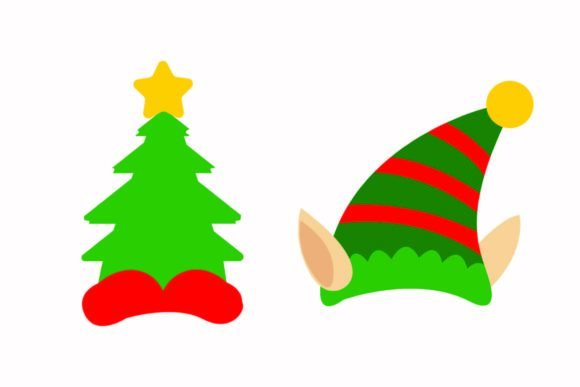 Christmas Hat Gnome Illustration