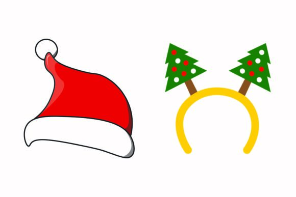 Christmas Hat Winter Illustration Vector