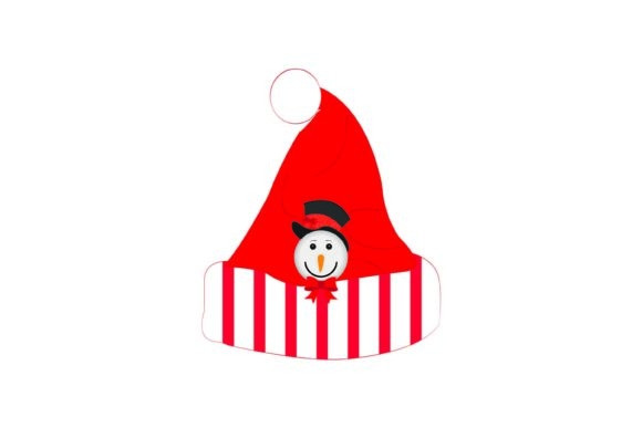 Christmas Hats Red 074 Illustrations