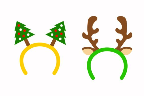 Christmas Headband Illustration Vectors