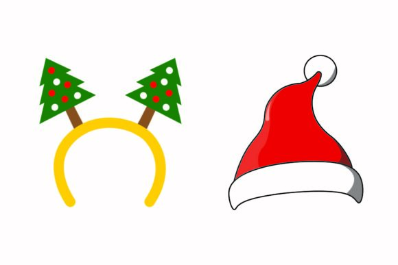 Christmas Headband Party Costume Vectors