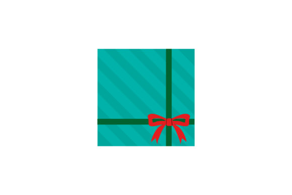 Christmas Illustration Gift Box Asset