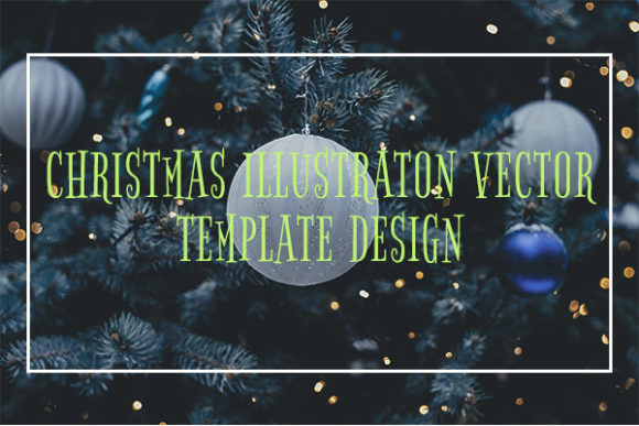 Christmas Illustration Template Design