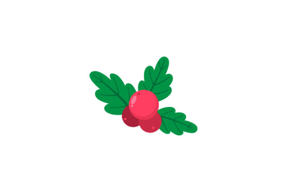 Christmas Mistletoe Plant Vector for Digital Selling
