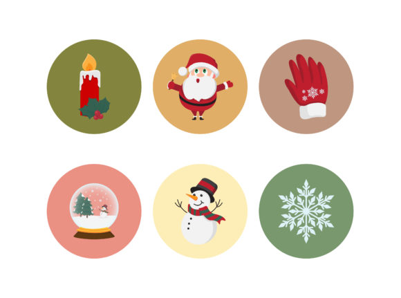 Christmas Santa Vector Bundle for Crafting