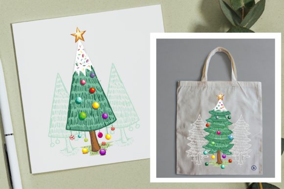 Christmas Tree Vector for Design Vol 2