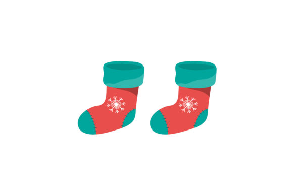 Christmas Vector Stocking Illustration