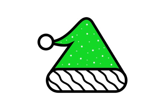Green Santa s Hat Christmas Icon