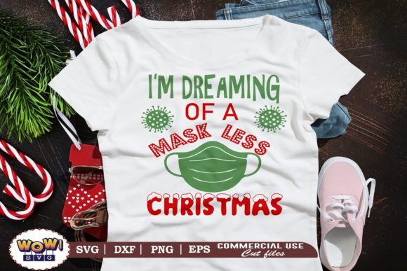 I'm Dreaming of a Maskless Christmas Illustrations