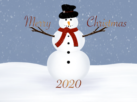 Merry Christmas Snowman Illustrations